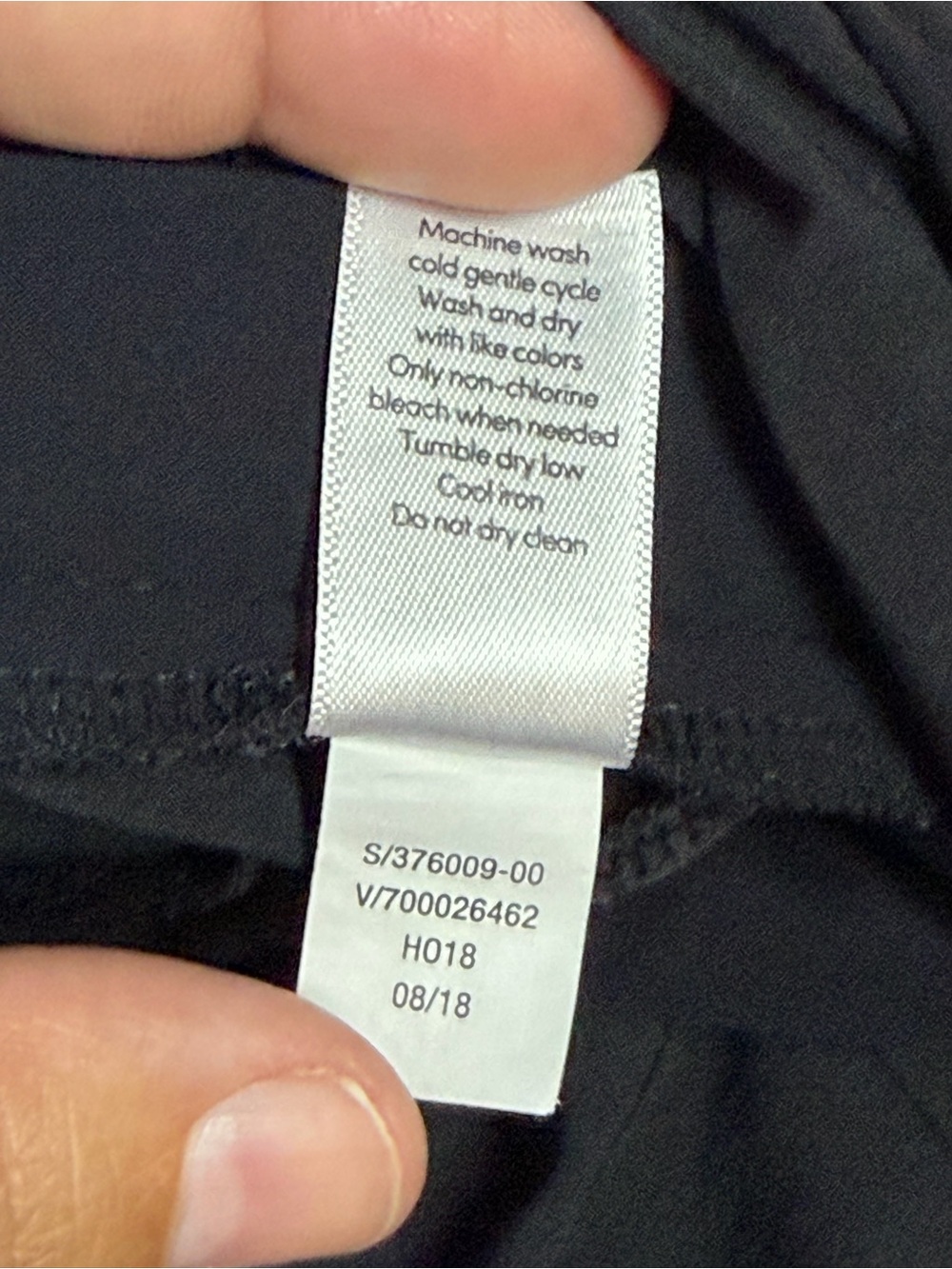 Athleta Black Wide Leg Travel Pants Size 12 – Lightweight Zip Detail - Picture 14 of 14